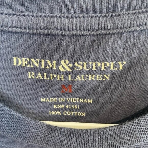Denim & Supply Ralph Lauren - Classic Blue T-Shirt - M - Picture 4 of 5